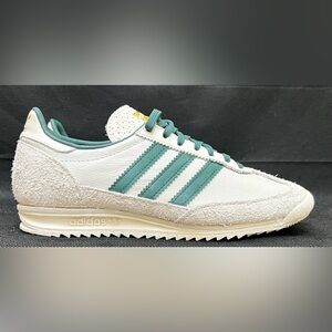 Adidas Originals SL 72 OG Women 6 White Green Retro Running Shoes IF1940